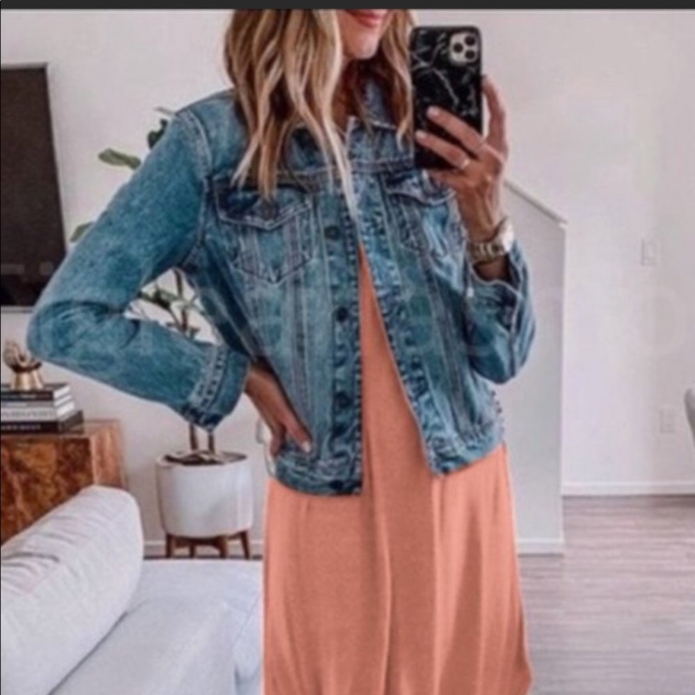 Blush pink jersey dress